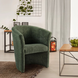 Fotoliu Tempo Kondela Cuba Coral Boucle 20 (Green)