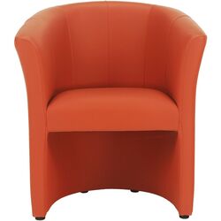 Fotoliu Tempo Kondela Cuba Leather (Orange) Thumb