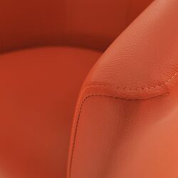 Fotoliu Tempo Kondela Cuba Leather (Orange) Thumb