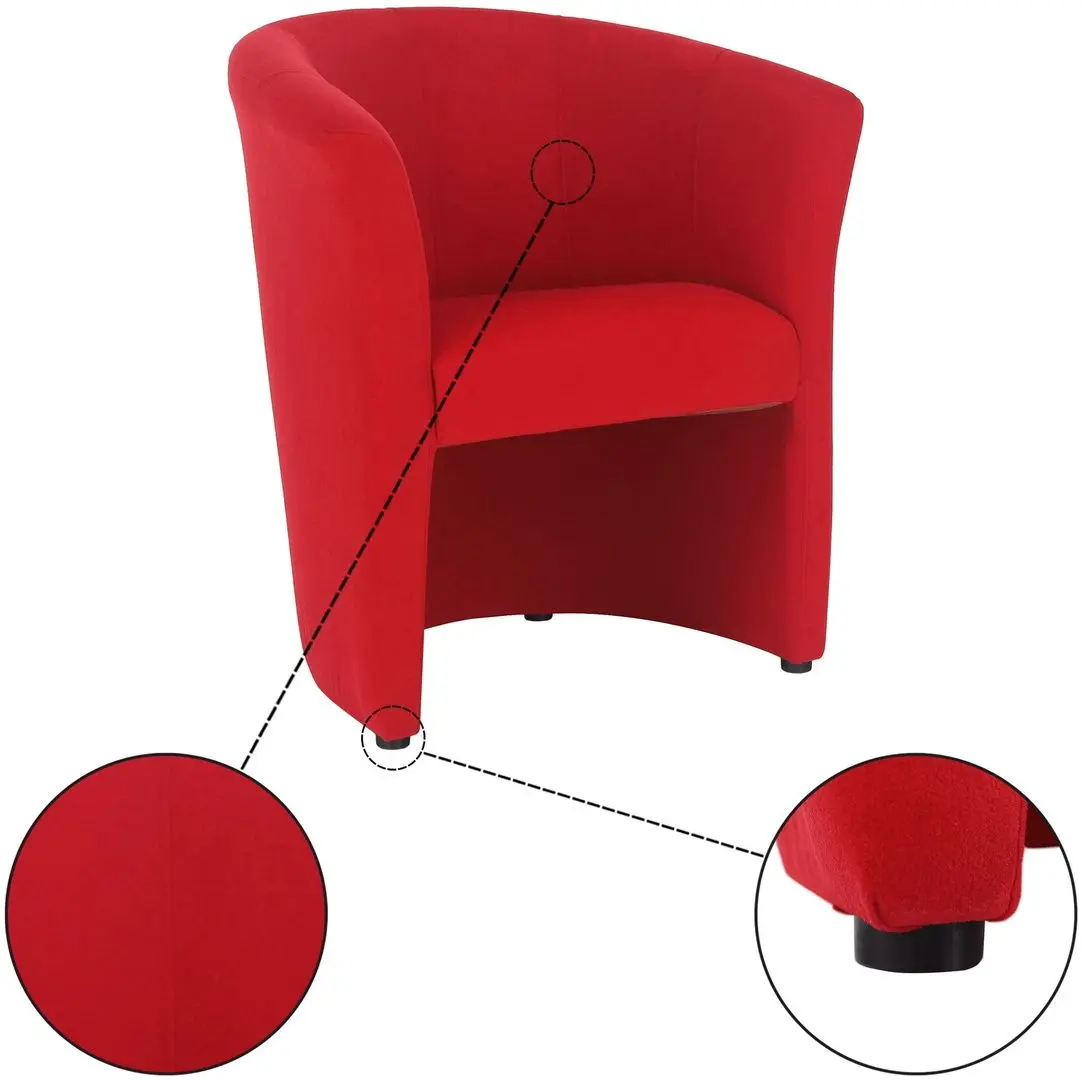 Fotoliu Tempo Kondela Cuba (Red)