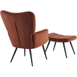 Кресло Tempo Kondela Haben (Brown/Black) Thumb