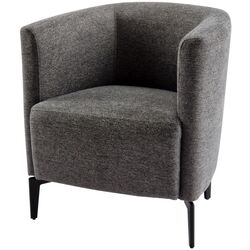 Fotoliu Tempo Kondela Kapy (Gray/Black) Thumb