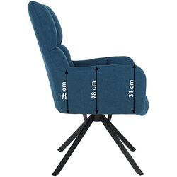Fotoliu Tempo Kondela Komodo (Petrol) Thumb