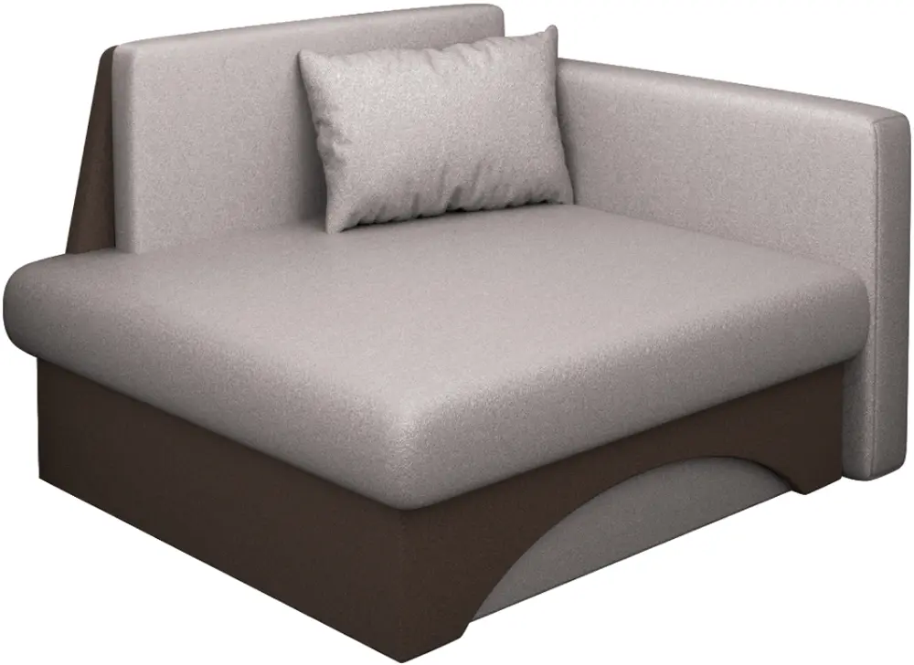 Fotoliu Tempo Kondela Kubos New Uni (Beige Gray/Brown) - 2