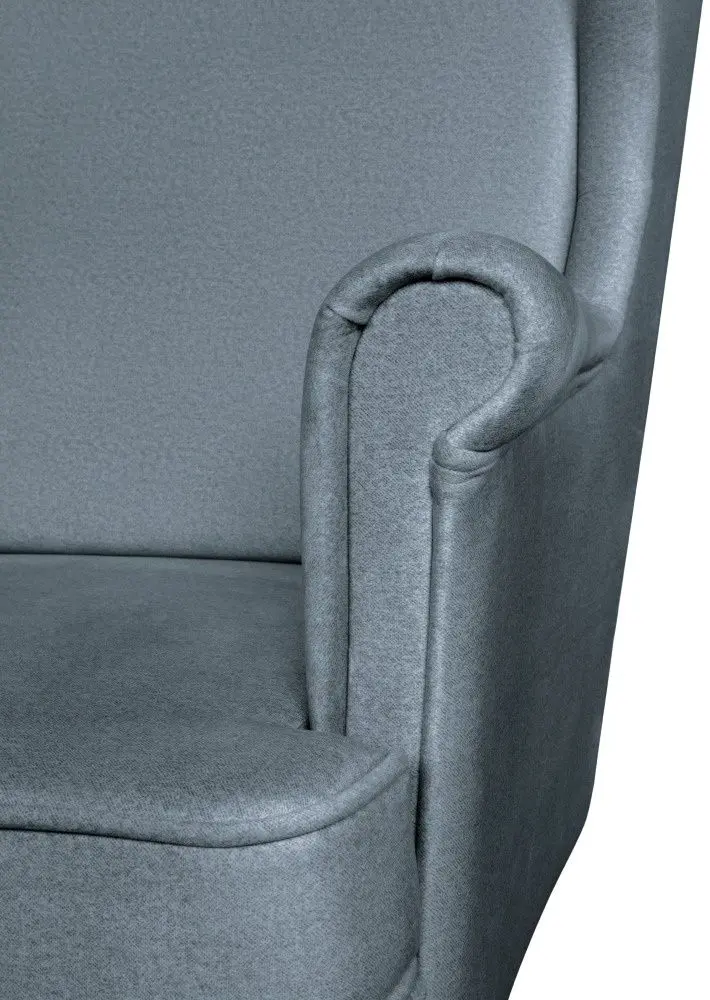 Fotoliu Tempo Kondela Lefo (Blue-Grey/Wenge)