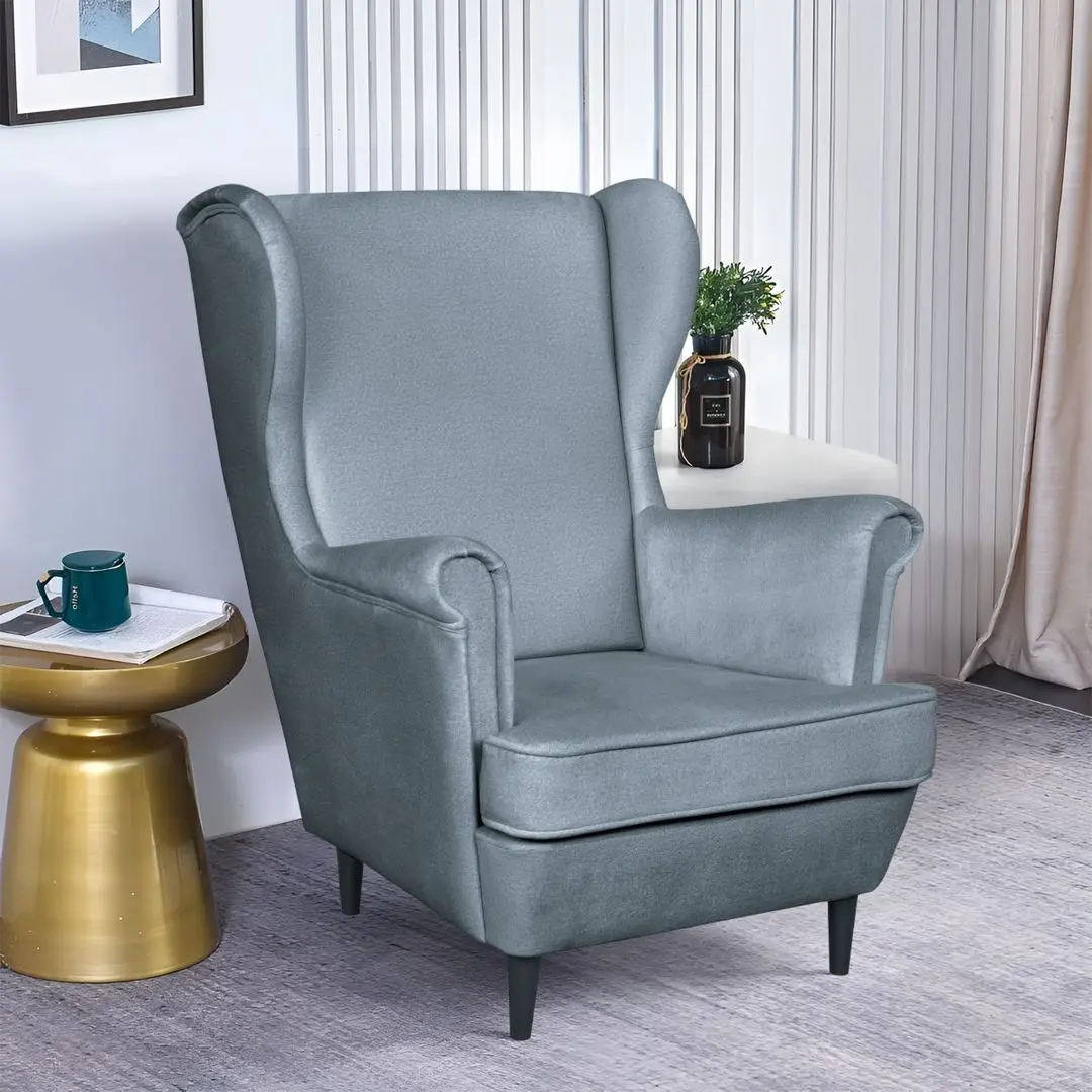 Fotoliu Tempo Kondela Lefo (Blue-Grey/Wenge)