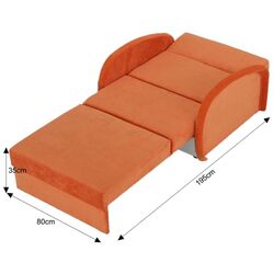 Fotoliu Tempo Kondela Mili 1 (Orange) Thumb