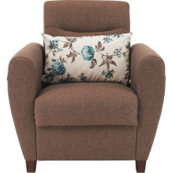 Fotoliu Tempo Kondela Milo (Dark Beige) Thumb