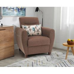 Fotoliu Tempo Kondela Milo (Dark Beige)