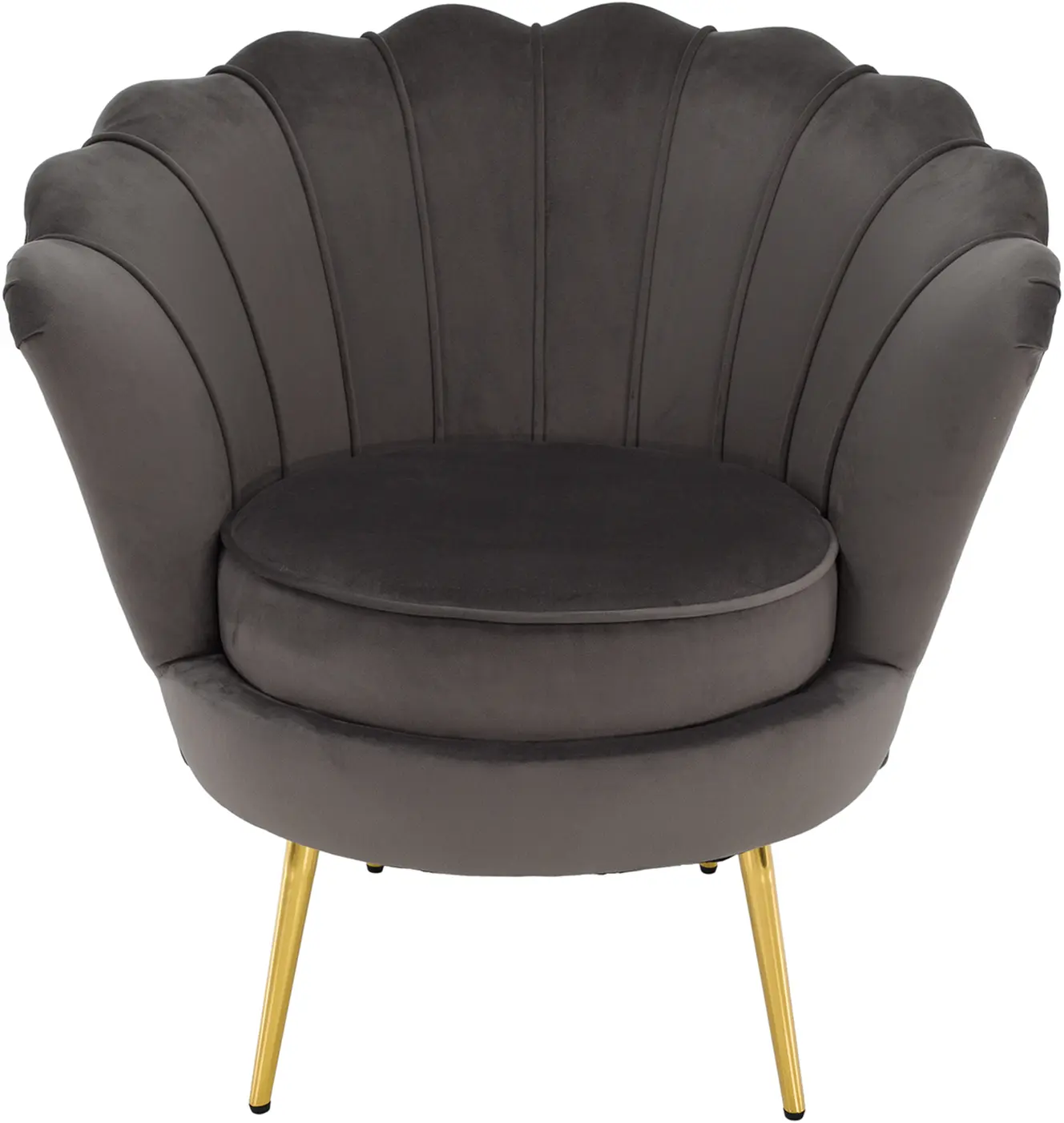 Fotoliu Tempo Kondela Nobleo (Gray Brown/Golden)