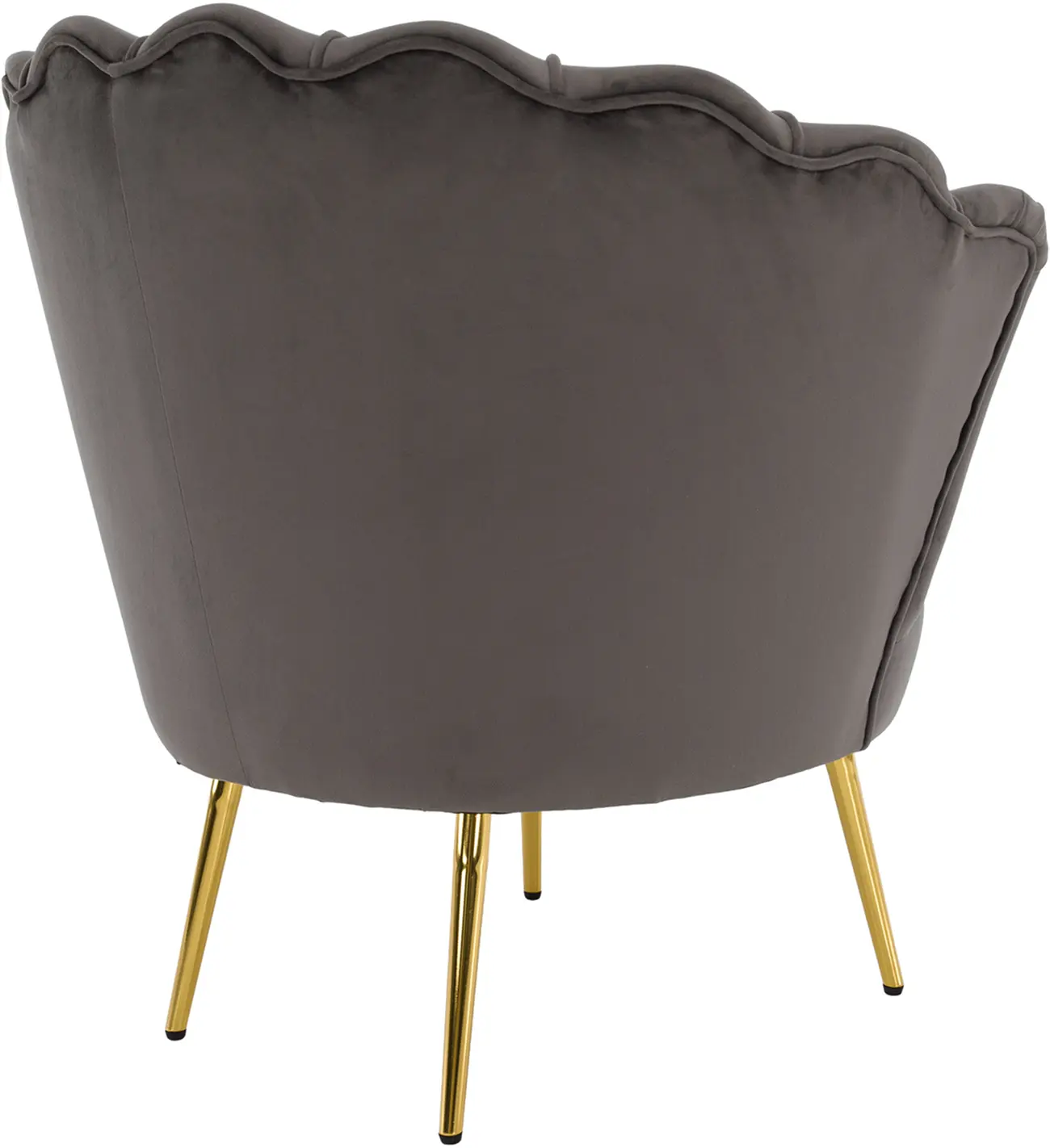 Fotoliu Tempo Kondela Nobleo (Gray Brown/Golden)