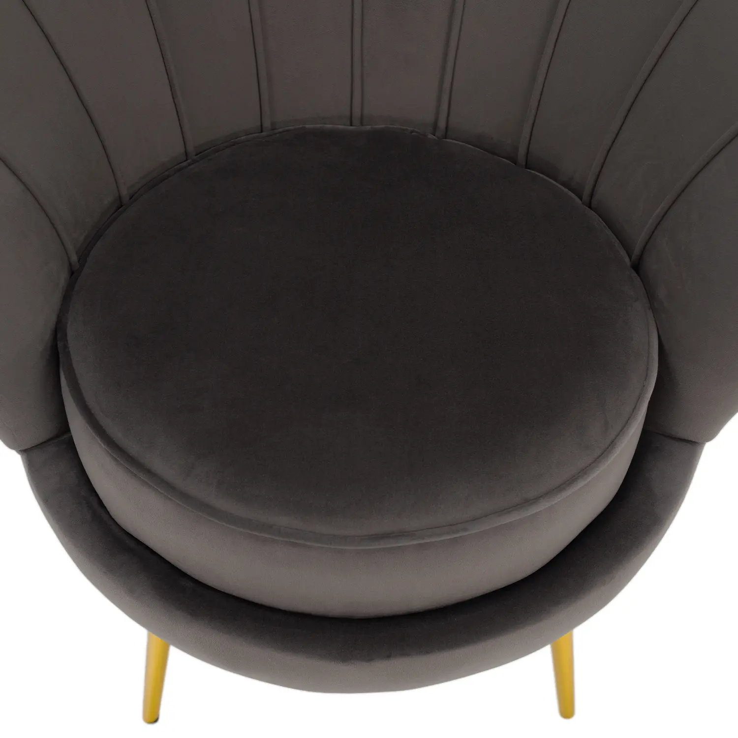 Fotoliu Tempo Kondela Nobleo (Gray Brown/Golden)