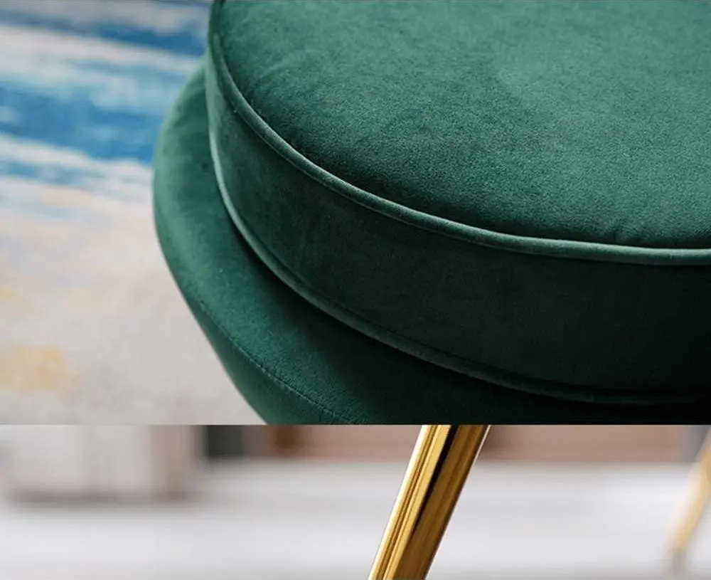 Fotoliu Tempo Kondela Noblin 77 cm (Emerald/Gold)