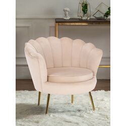 Кресло Tempo Kondela Noblin (Beige/Golden Chrome)