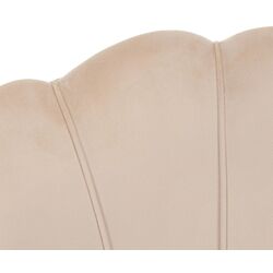 Fotoliu Tempo Kondela Noblin (Beige/Golden Chrome) Thumb