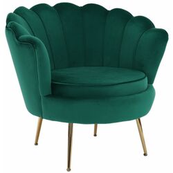 Fotoliu Tempo Kondela Noblin New (Emerald/Golden Chrome) Thumb