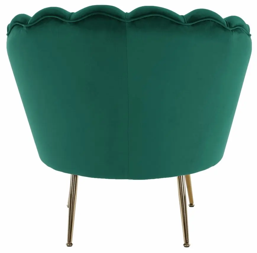 Fotoliu Tempo Kondela Noblin New (Emerald/Golden Chrome)