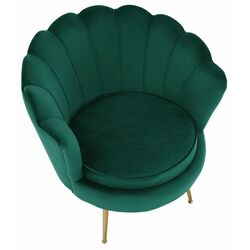 Fotoliu Tempo Kondela Noblin New (Emerald/Golden Chrome) Thumb