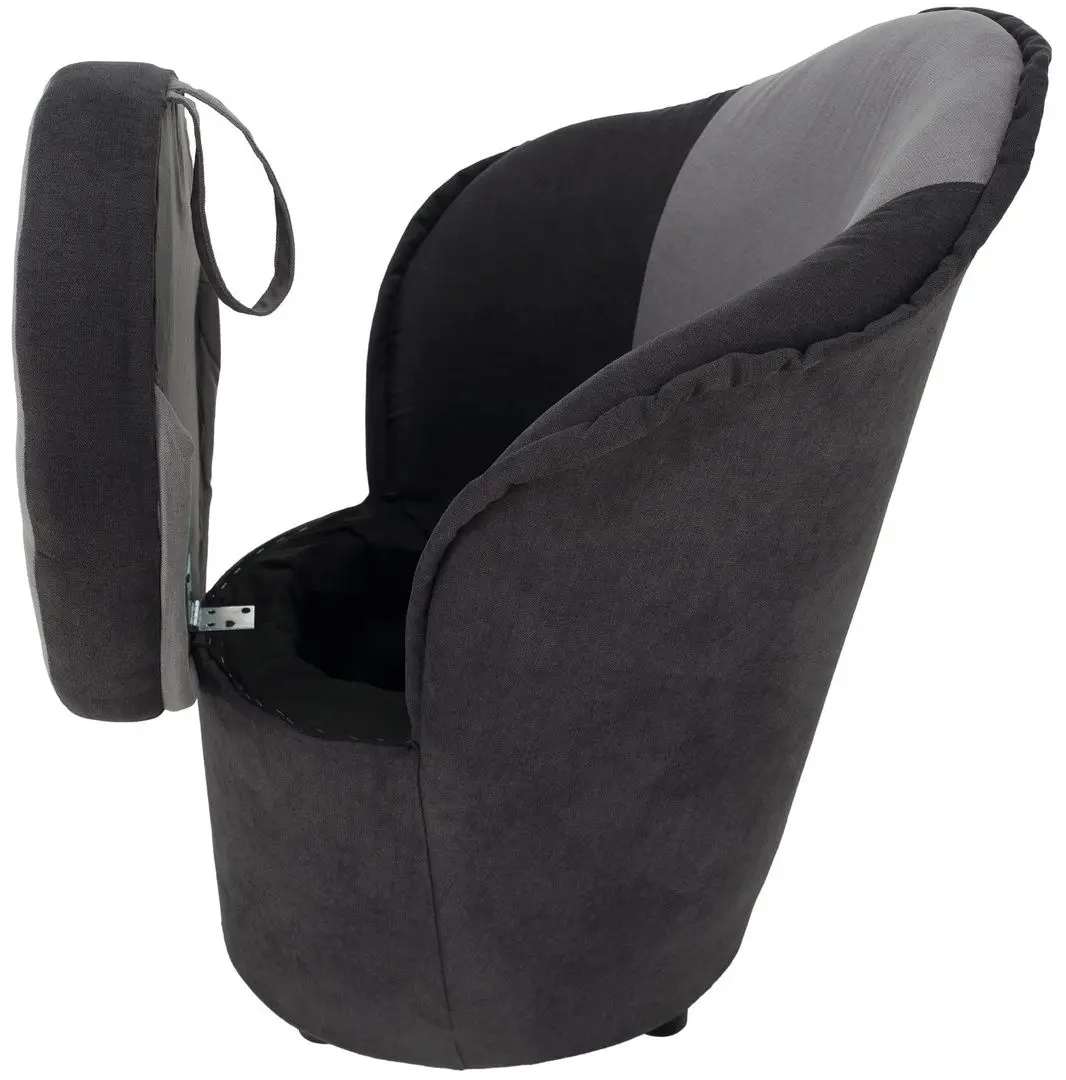 Кресло Tempo Kondela Persi (Dark Gray/Light Gray)