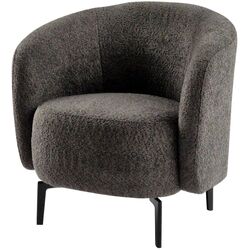 Fotoliu Tempo Kondela Preso (Grey-Brown Taupe/Black) Thumb