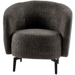 Fotoliu Tempo Kondela Preso (Grey-Brown Taupe/Black) Thumb