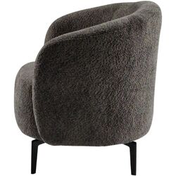 Fotoliu Tempo Kondela Preso (Grey-Brown Taupe/Black) Thumb