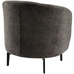 Fotoliu Tempo Kondela Preso (Grey-Brown Taupe/Black) Thumb