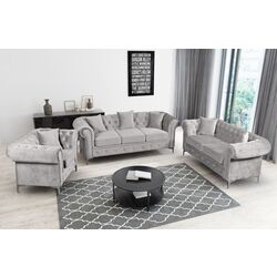 Fotoliu Tempo Kondela Romano (Light Gray) Thumb