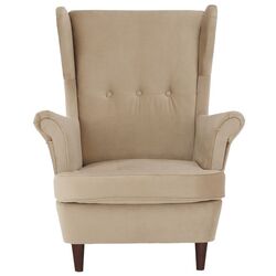 Кресло Tempo Kondela Rufino 3 (Gold-Beige/Walnut) Thumb