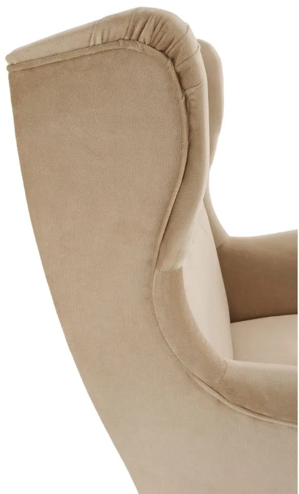 Кресло Tempo Kondela Rufino 3 (Gold-Beige/Walnut) - 4