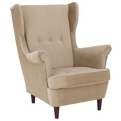 Кресло Tempo Kondela Rufino 3 (Gold-Beige/Walnut) Thumb