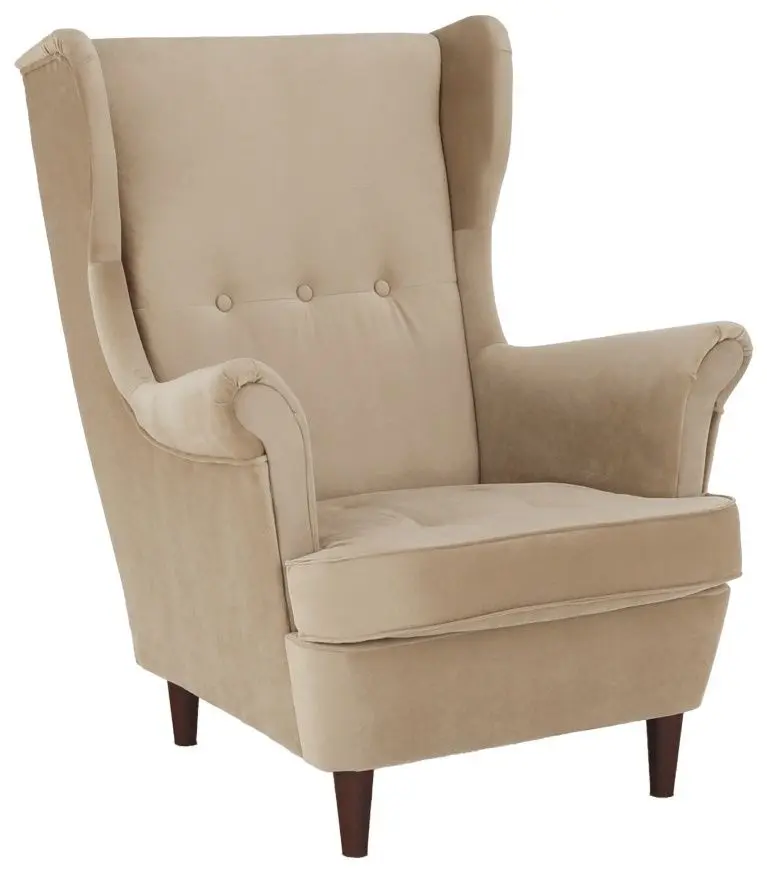 Кресло Tempo Kondela Rufino 3 (Gold-Beige/Walnut) - 5