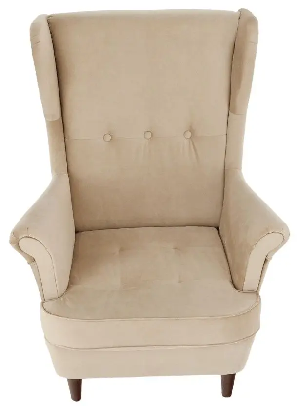 Кресло Tempo Kondela Rufino 3 (Gold-Beige/Walnut) - 6