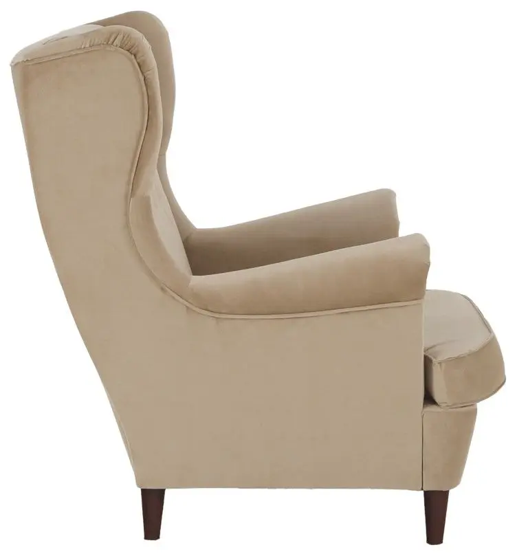 Кресло Tempo Kondela Rufino 3 (Gold-Beige/Walnut) - 7