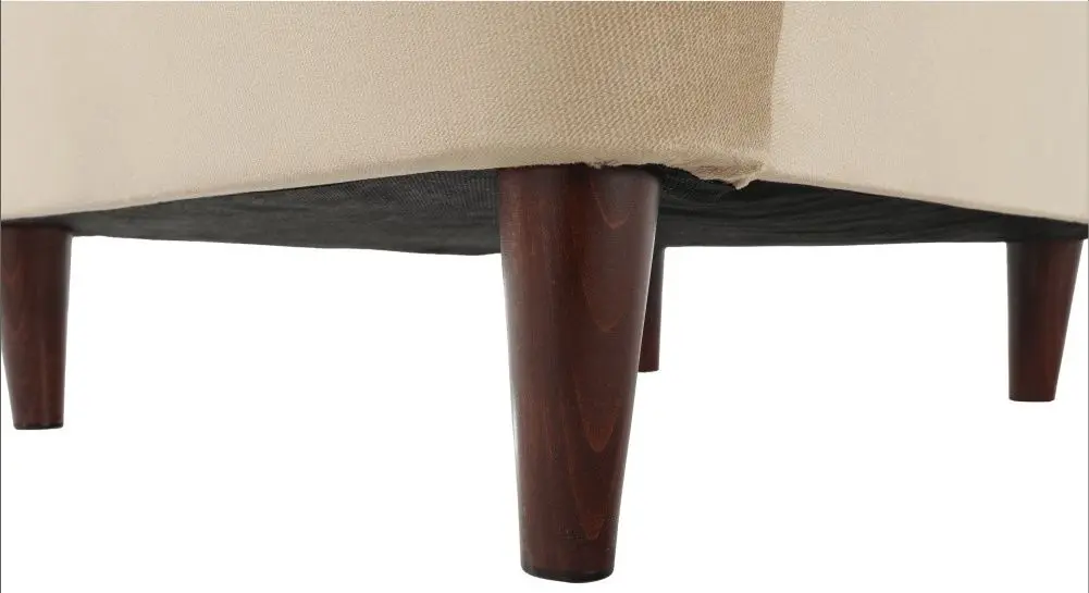 Кресло Tempo Kondela Rufino 3 (Gold-Beige/Walnut) - 8