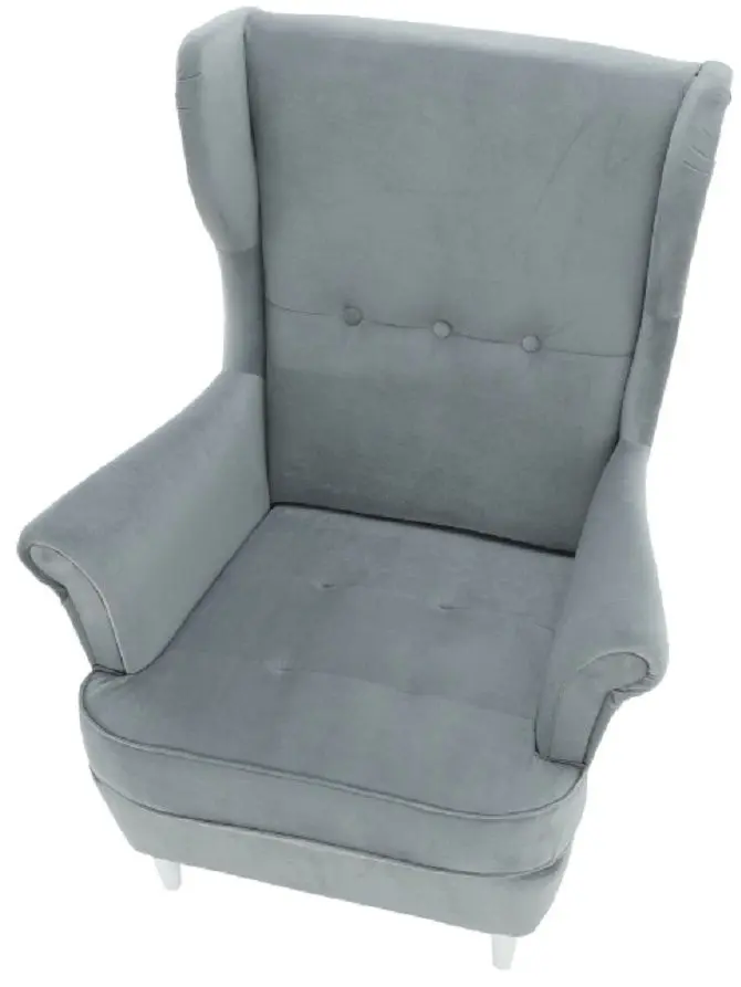 Fotoliu Tempo Kondela Rufino 3 (Light Grey/White)