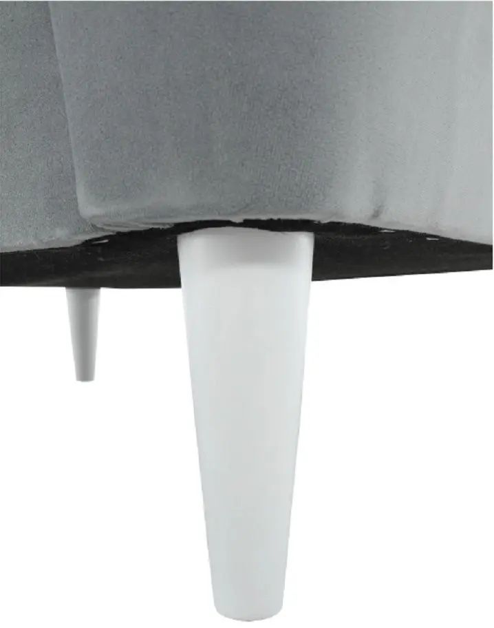 Fotoliu Tempo Kondela Rufino 3 (Light Grey/White)