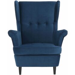 Fotoliu Tempo Kondela Rufino 3 New Kronos 09 (Blue/Walnut) Thumb