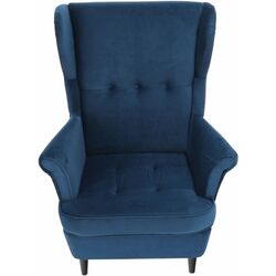 Fotoliu Tempo Kondela Rufino 3 New Kronos 09 (Blue/Walnut) Thumb