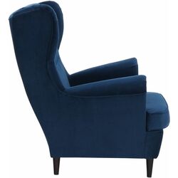 Fotoliu Tempo Kondela Rufino 3 New Kronos 09 (Blue/Walnut) Thumb