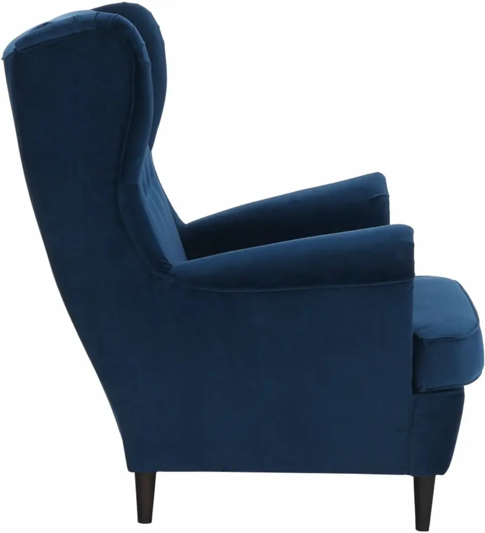 Fotoliu Tempo Kondela Rufino 3 New Kronos 09 (Blue/Walnut)