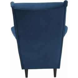 Fotoliu Tempo Kondela Rufino 3 New Kronos 09 (Blue/Walnut) Thumb