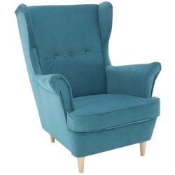 Fotoliu Tempo Kondela Rufino 3 (Petrol/Beech) Thumb