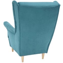 Fotoliu Tempo Kondela Rufino 3 (Petrol/Beech) Thumb