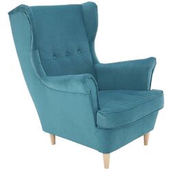 Fotoliu Tempo Kondela Rufino 3 (Petrol/Beech) Thumb