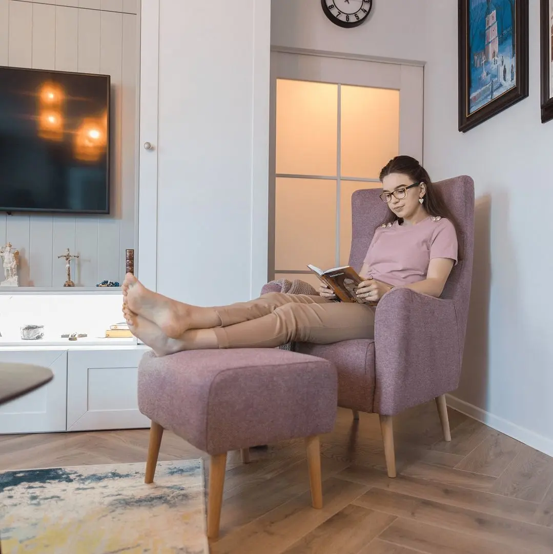 Кресло Tempo Kondela Samy (Antique Pink/Beech)