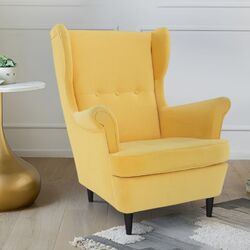 Кресо Tempo Kondela Rufino 3 (Yellow/Wenge)