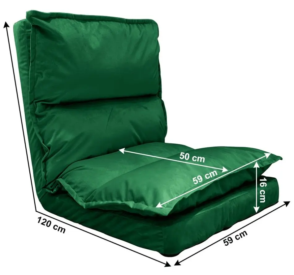 Sezlong moale Tempo Kondela Ulima (Green) - 2