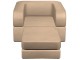 Fotoliu extensibil Tiara Terra Plus 1 200x100x30 (Light Beige)