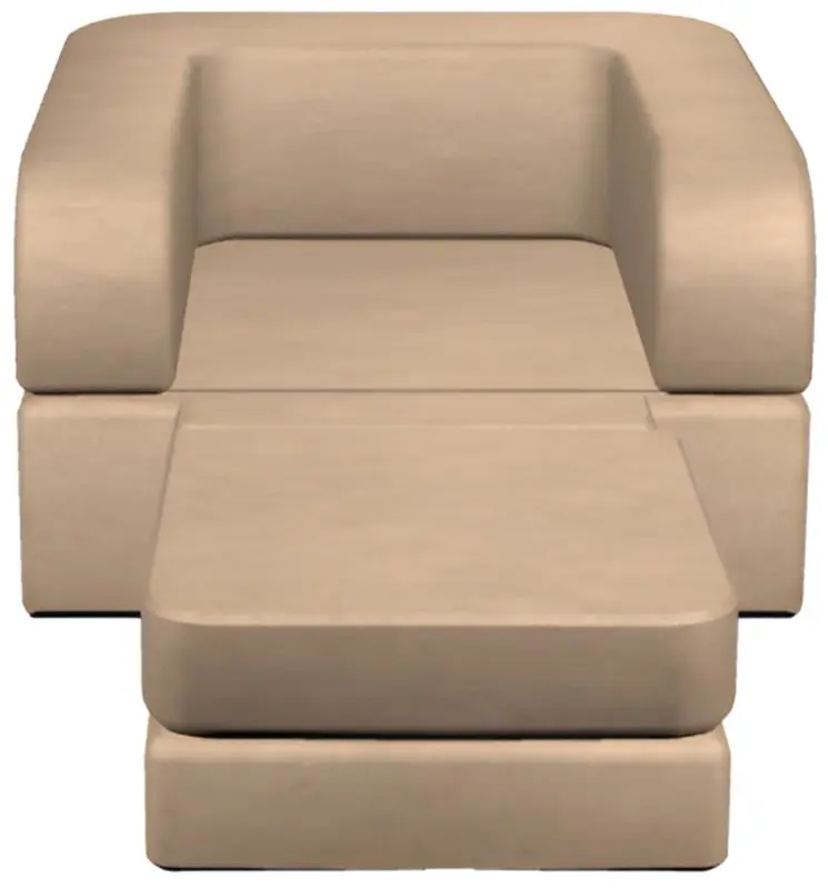 Кресло раскладное Tiara Terra Plus 1 200x100x30 (Light Beige)